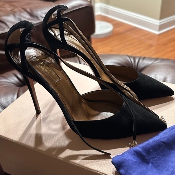 Aquazzura Ankle Strap Pumps Size 37